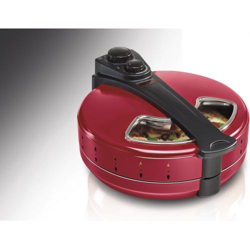  Hamilton Beach 31700, 12 Inch Cooker, Red Pizza Maker