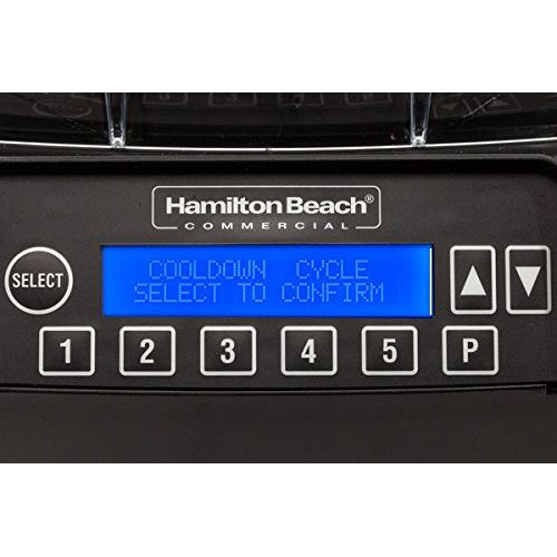  Hamilton Beach Commercial HBH755 The Eclipse Blender, 64 oz.2L, 3 hp, Quiet Blend Technology, 18.5 Height, 8.5 Width, 10.75 Length, Black