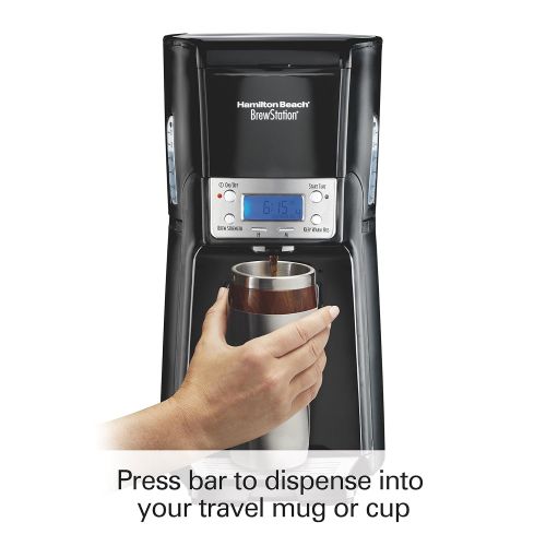  Hamilton Beach Brew Station Summit 12-Cup Dispensing Drip Coffeemaker (48463) w 1 Year Extended Warranty