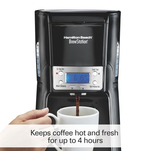  Hamilton Beach Brew Station Summit 12-Cup Dispensing Drip Coffeemaker (48463) w 1 Year Extended Warranty