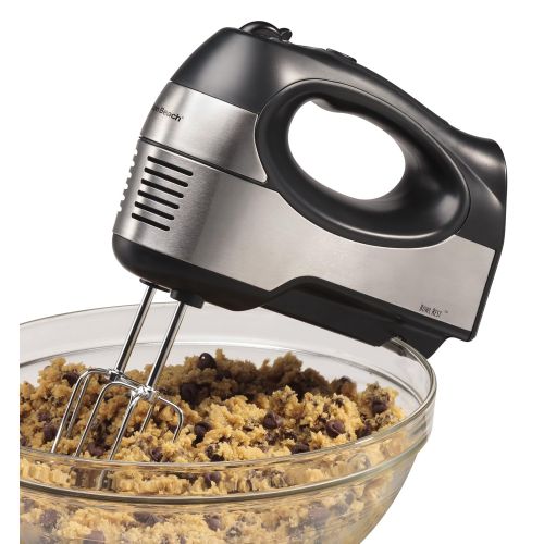  Hamilton Beach 040094626472 6 Speed Hand Mixer with QuickBurst (62647), 1 Stainless Steel