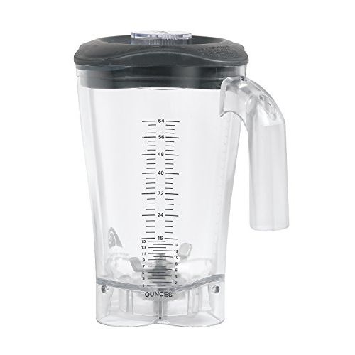  Hamilton Beach Commercial 6126-1200 Revolution 64 oz.1.8 L Polycarbonate Container, Transparent