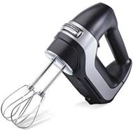 Hamilton Beach Professional 5-Speed Electric Hand Mixer with Snap-On Storage Case, QuickBurst, Stainless Steel Twisted Wire Beaters and Whisk, Black (62651)