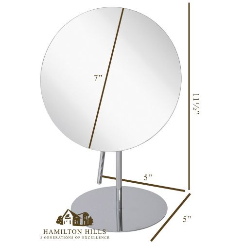  Hamilton Hills 3X Magnified Premium Modern Rectangle Vanity Makeup Mirror 100% Guarantee | Portable Polished...