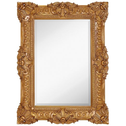  Hamilton Hills Large Ornate Antique Silver Baroque Frame Mirror | Aged Luxury | Elegant Rectangle Wall Piece | Vanity, Bedroom, or Bathroom | Hangs Horizontal or Vertical | 100% (3