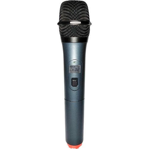  HamiltonBuhl VENU100A Portable PA System with Multi-Format Player & 2 Wireless Handheld Mics