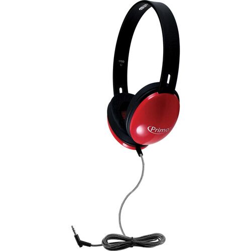  HamiltonBuhl Sack-O-Phones Primo Student Headphones (Set of 5, Red)