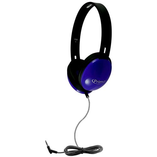  HamiltonBuhl Sack-O-Phones Primo Student Headphones (Set of 5, Blue)