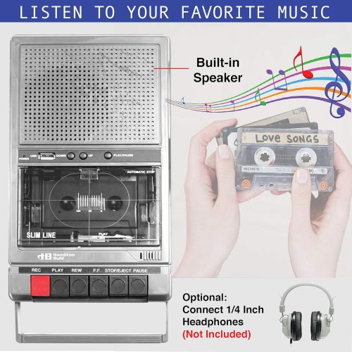  [아마존베스트]Hamilton Buhl Classroom Cassette Player, 2 Station, 1 Watt (D132) (HA802)