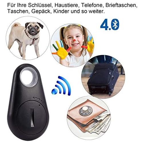  [아마존베스트]Hamimelon Pack of 2 Mini GPS Trackers for Children, Keys, Cars, Dogs - Bluetooth, Universal