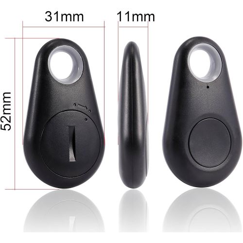  [아마존베스트]Hamimelon Pack of 2 Mini GPS Trackers for Children, Keys, Cars, Dogs - Bluetooth, Universal