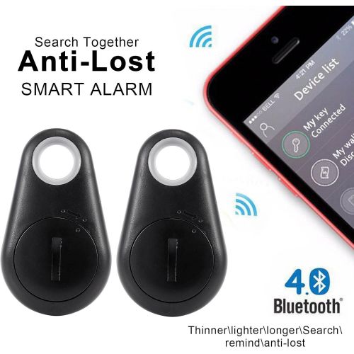  [아마존베스트]Hamimelon Pack of 2 Mini GPS Trackers for Children, Keys, Cars, Dogs - Bluetooth, Universal