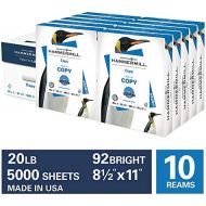 Hammermill Paper, Copy Paper Poly Wrap, 8.5 x 11 Paper, Letter Size, 20lb Paper, 92 Bright, 10 Ream Case / 5,000 Sheets (150010C) Acid Free Paper