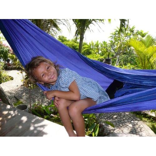  [아마존베스트]Hammock Bliss Double - Extra Large Portable Hammock - Ideal for Camping, Backpacking, Kayaking & Travel - Suspension System Included - 100 / 250 cm Rope Per Side - Quality You Can