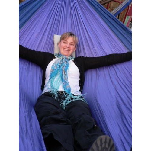  [아마존베스트]Hammock Bliss Double - Extra Large Portable Hammock - Ideal for Camping, Backpacking, Kayaking & Travel - Suspension System Included - 100 / 250 cm Rope Per Side - Quality You Can