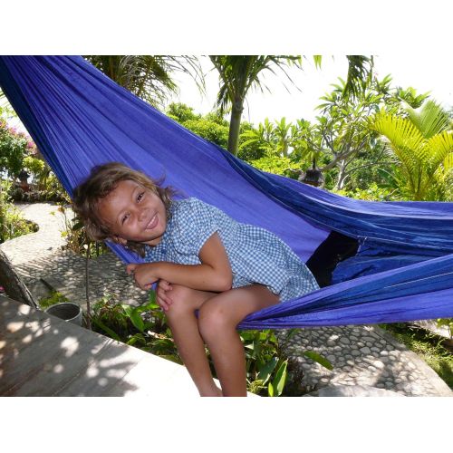  [아마존베스트]Hammock Bliss Double - Extra Large Portable Hammock - Ideal for Camping, Backpacking, Kayaking & Travel - Suspension System Included - 100 / 250 cm Rope Per Side - Quality You Can