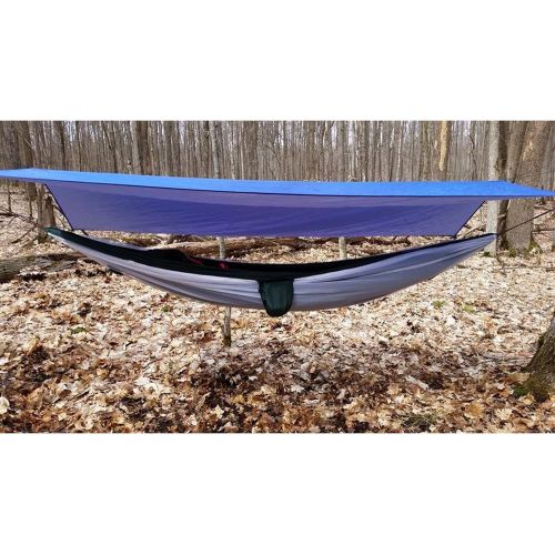  Hammock Bliss All Purpose Waterproof Shelter - Waterproof Tent Tarp, Rain Fly and Hammock Shelter to Cover Your Hammock and Your Gear  Make Hammock Camping A Rain Free and Dry Exp