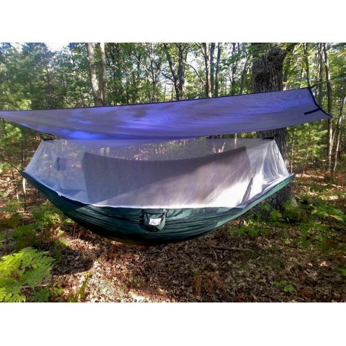  Hammock Bliss All Purpose Waterproof Shelter - Waterproof Tent Tarp, Rain Fly and Hammock Shelter to Cover Your Hammock and Your Gear  Make Hammock Camping A Rain Free and Dry Exp