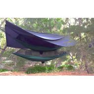 Hammock Bliss - Stay Dry Jumbo Rain Fly - Extra Huge Waterproof Tent Tarp and Hammock Shelter to Cover Your Hammock and Gear  Enormous 98” Wide Area Makes Hammock Camping A Dry Ra