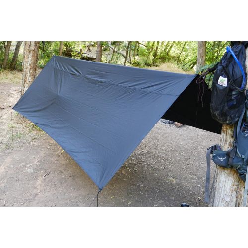  Hammock Bliss - Stay Dry Jumbo Rain Fly - Extra Huge Waterproof Tent Tarp and Hammock Shelter to Cover Your Hammock and Gear  Enormous 98” Wide Area Makes Hammock Camping A Dry Ra