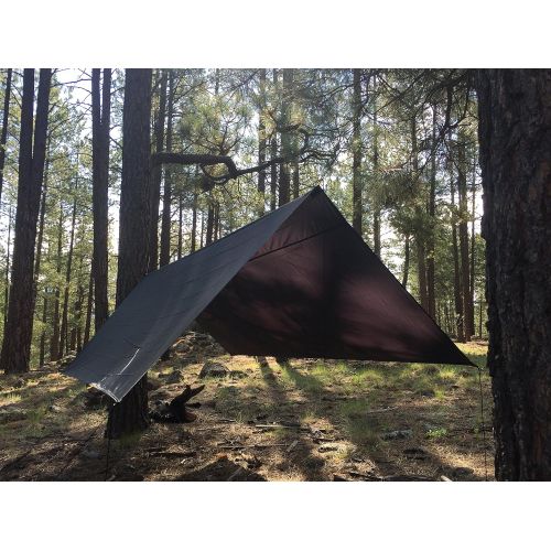  Hammock Bliss - Stay Dry Jumbo Rain Fly - Extra Huge Waterproof Tent Tarp and Hammock Shelter to Cover Your Hammock and Gear  Enormous 98” Wide Area Makes Hammock Camping A Dry Ra