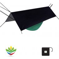 Hammock Bliss Extra Large Rain Fly - Waterproof Tent Tarp, Rain Fly and Hammock Shelter to Cover Your Hammock & Your Gear  Massive Coverage to Make Hammock Camping A Dry Rain Free