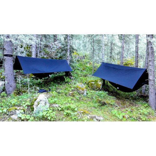  Hammock Bliss Extra Large Rain Fly - Waterproof Tent Tarp, Rain Fly and Hammock Shelter to Cover Your Hammock & Your Gear  Massive Coverage to Make Hammock Camping A Dry Rain Free