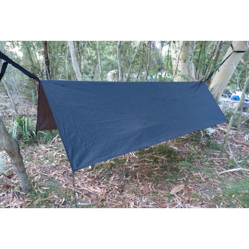  Hammock Bliss Extra Large Rain Fly - Waterproof Tent Tarp, Rain Fly and Hammock Shelter to Cover Your Hammock & Your Gear  Massive Coverage to Make Hammock Camping A Dry Rain Free