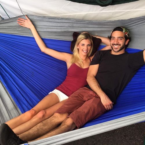  Hammock Bliss Triple - The Largest Portable Hammock on Planet Earth - Best Camping Hammock for Couples, Great for Tall People, Ideal for Families - Integrated Suspension 100  250