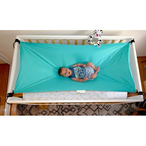  Hammock Bliss - Sky Baby 2 - Hammock Swing - The Ideal Solution for Putting Baby to Sleep  Fits Perfectly in Your Crib or Travel Cot  Floating Bed Helps Get Baby Ready to Nap