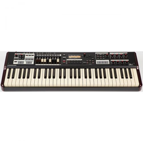  Hammond},description:The Hammond Sk1 weighs just 15 pounds, and is the first Hammond portable to feature a wide range of Extra Voices. The Drawbar section is a complete Hammond Org