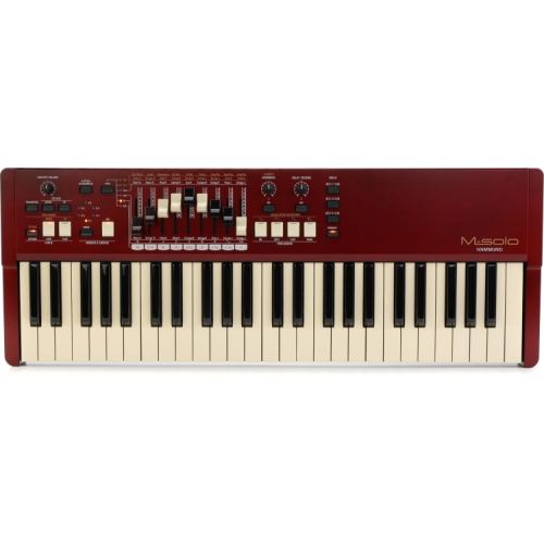  Hammond M-Solo Portable Organ Essentials Bundle - Burgundy