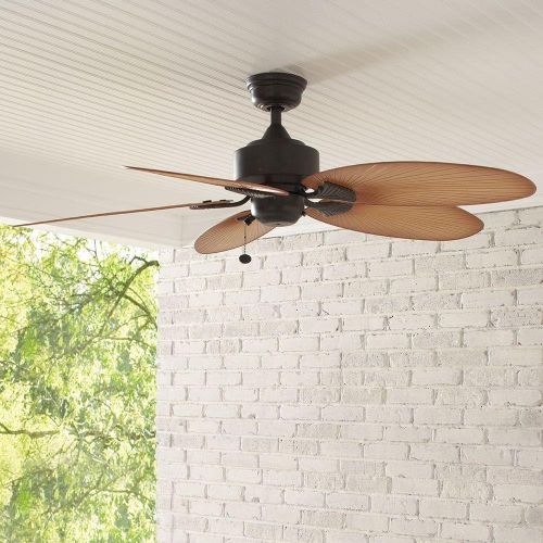  Hampton Bay Lillycrest 52 IndoorOutdoor Aged Bronze Ceiling Fan - Model # 32711