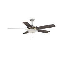 Hampton Bay, 14600, Menage 52 in. Integrated LED Indoor Ceiling Fan, Brushed Nickel
