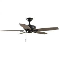 Hampton Bay North Pond 52 in. IndoorOutdoor Matte Black Ceiling Fan