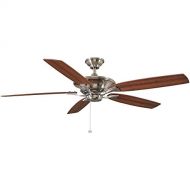 Hampton Bay Ashburton 60 in. Indoor Brushed Nickel Ceiling Fan