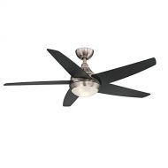 Hampton Bay Etris 52 in. LED Brushed Nickel Ceiling Fan With Remote Kit