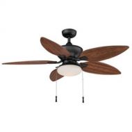 Hampton Bay Edgewater Ii 52 In. Indooroutdoor Natural Iron Ceiling Fan