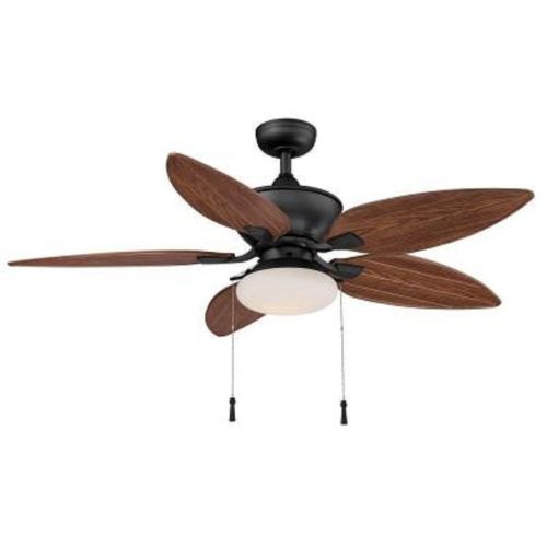  Hampton Bay Edgewater Ii 52 In. Indooroutdoor Natural Iron Ceiling Fan