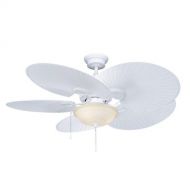 Hampton Bay Havana 48 in. Indoor/Outdoor Matte White Ceiling Fan
