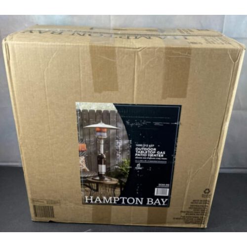  Hampton Bay Tabletop Propane Gas Patio Heater 11,000 BTU Stainless Steel