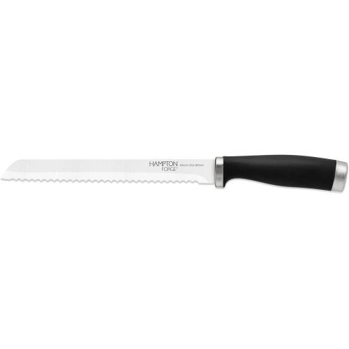  Hampton Forge Epicure Bread Knife, Black