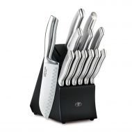 Hampton Forge HMC01B460A 13 Piece Kobe Cutlery Block Set, Metallic