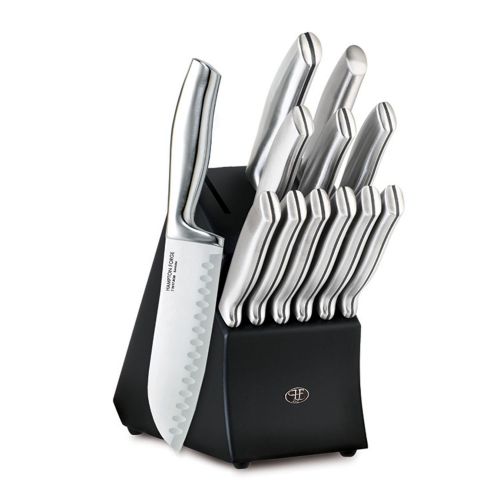  Hampton Forge HMC01B460A 13 Piece Kobe Cutlery Block Set, Metallic