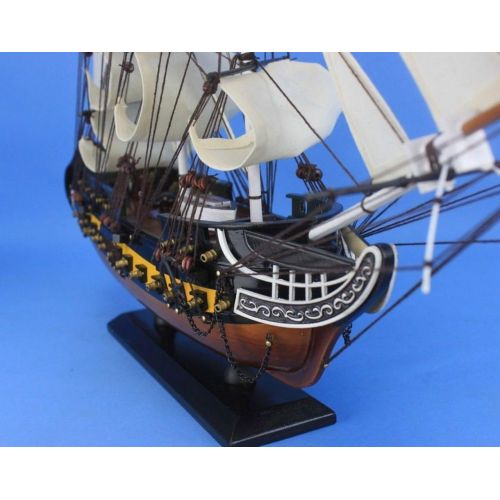  Hampton Nautical Wooden HMS Surprise Master and Commander Model Ship, 24