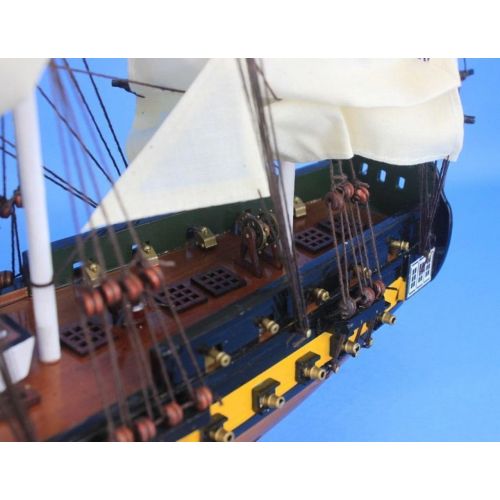  Hampton Nautical Wooden HMS Surprise Master and Commander Model Ship, 24