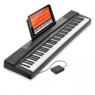 [아마존베스트]Hamzer 88-Key Electronic Keyboard Portable Digital Music Piano with Touch Sensitive Keys