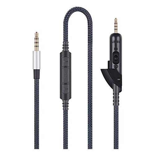  [아마존베스트]HanSnby Replacement Audio Cable for Bose QC15 QuietComfort 15 Headphones Audio Cable Compatible with Samsung Galaxy Huawei Android with In-line Microphone Remote Control Volume Control