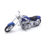 HanYoer Motorcycles Model 1:32 Scale Diecast Car Model Collection Motorcycle Lovers (Blue)