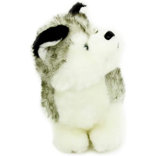  HanYoer Cute Simulation Pet Dog Soft Stuffed Plush Toy Puppy Stuffed Animal Kids Boys Girls Doll Gift(18 cm)